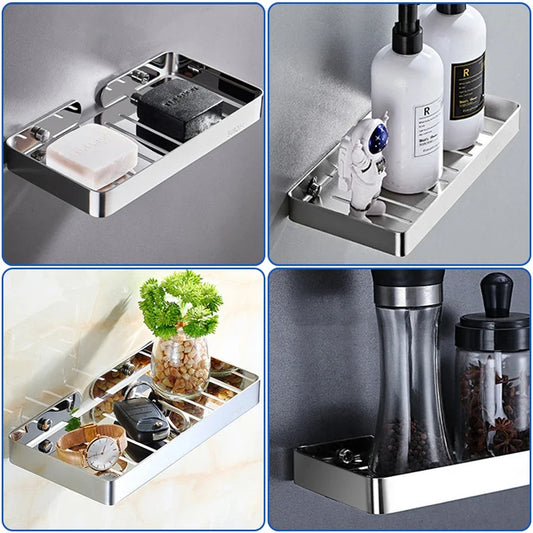 WALL MOUNTED SOAP DISH STAINLESS STEEL 304 LONG