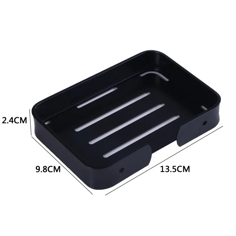 Soap Dish Stainless Steel SIlver & Black