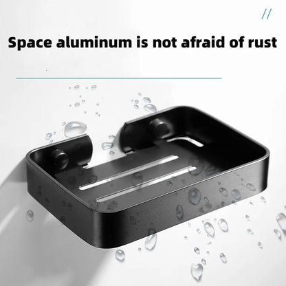Soap Dish Stainless Steel SIlver & Black