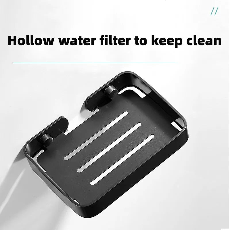 Soap Dish Stainless Steel SIlver & Black