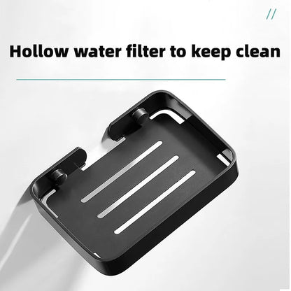 Soap Dish Stainless Steel SIlver & Black