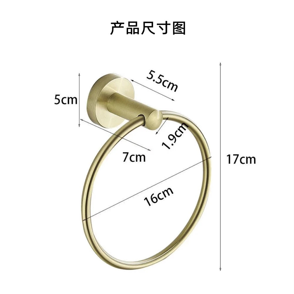 High Quality Stainless Steel 304 Towel Ring Wesda