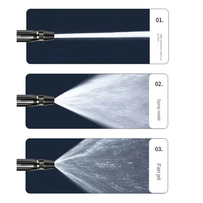 High Pressure Spray Nozzle Water Gun  Mate Black