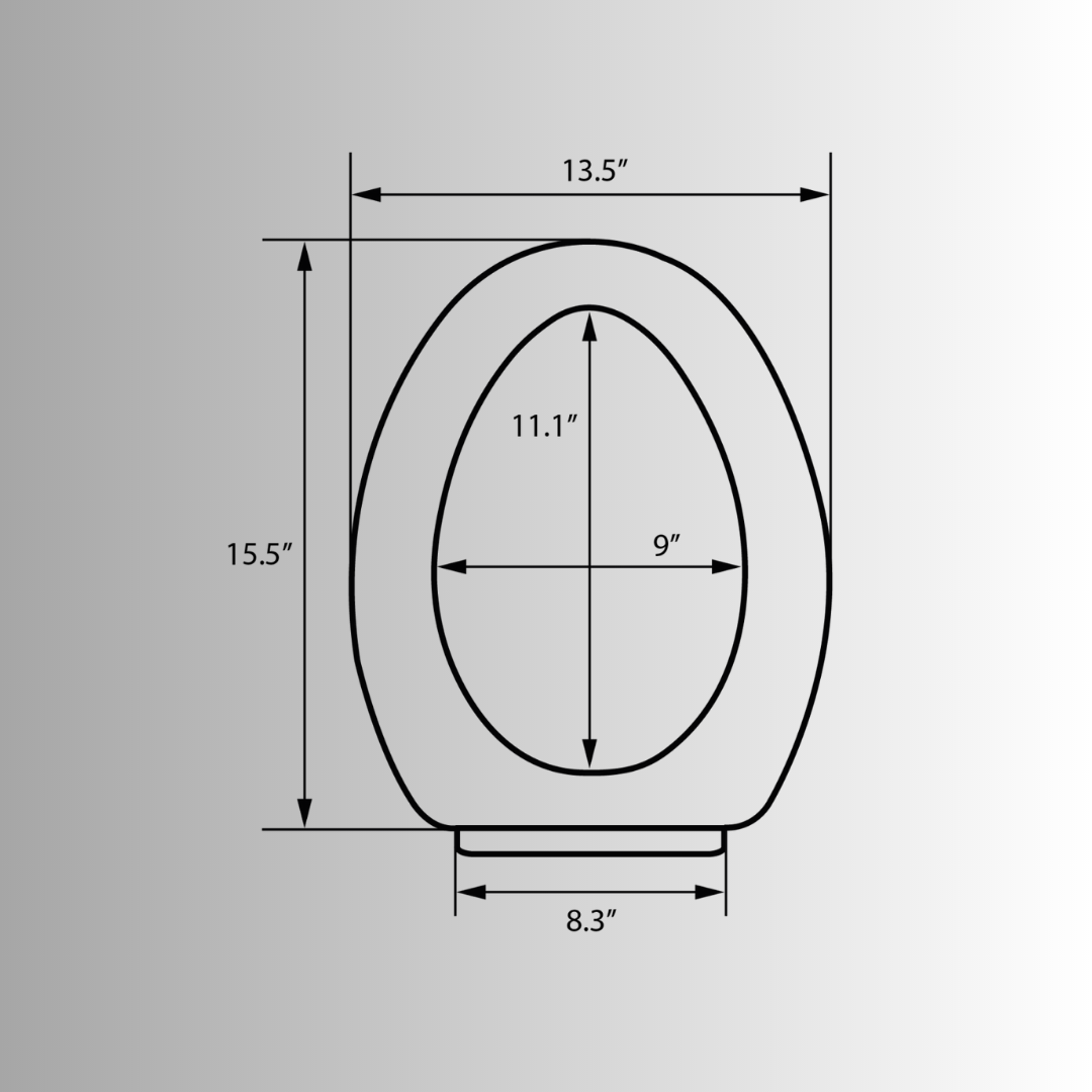 Hydraulic Toilet Seat Cover