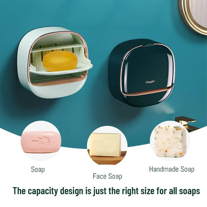 Luxury Wall Mounted Soap Box Pack of 2 Same Colour