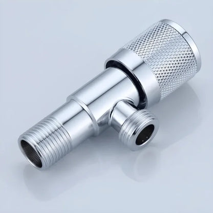 Bathroom Steel T Cock Angle Valve Half Round