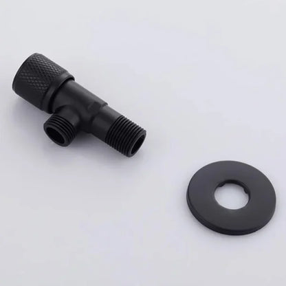 Bathroom Steel T Cock Angle Valve Half Round