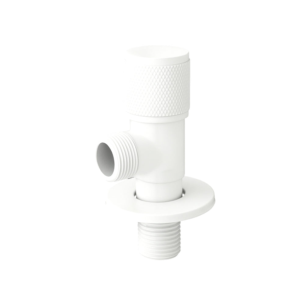 Bathroom Steel T Cock Angle Valve Half Round