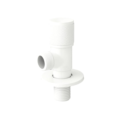 Bathroom Steel T Cock Angle Valve Half Round