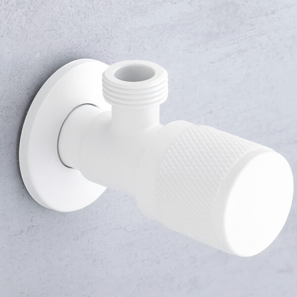 Bathroom Steel T Cock Angle Valve Half Round