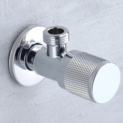 Bathroom Steel T Cock Angle Valve Half Round