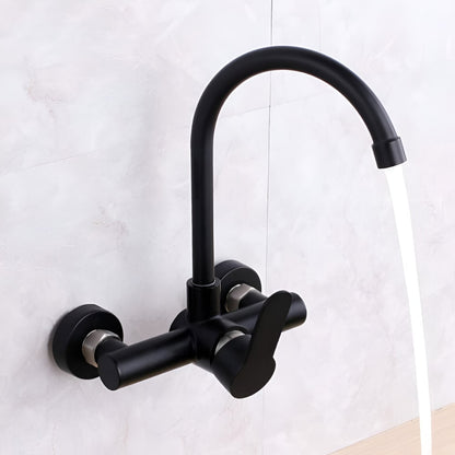 Wall-Mounted Kitchen Mixer – Hot & Cold | SUS304 Stainless Steel