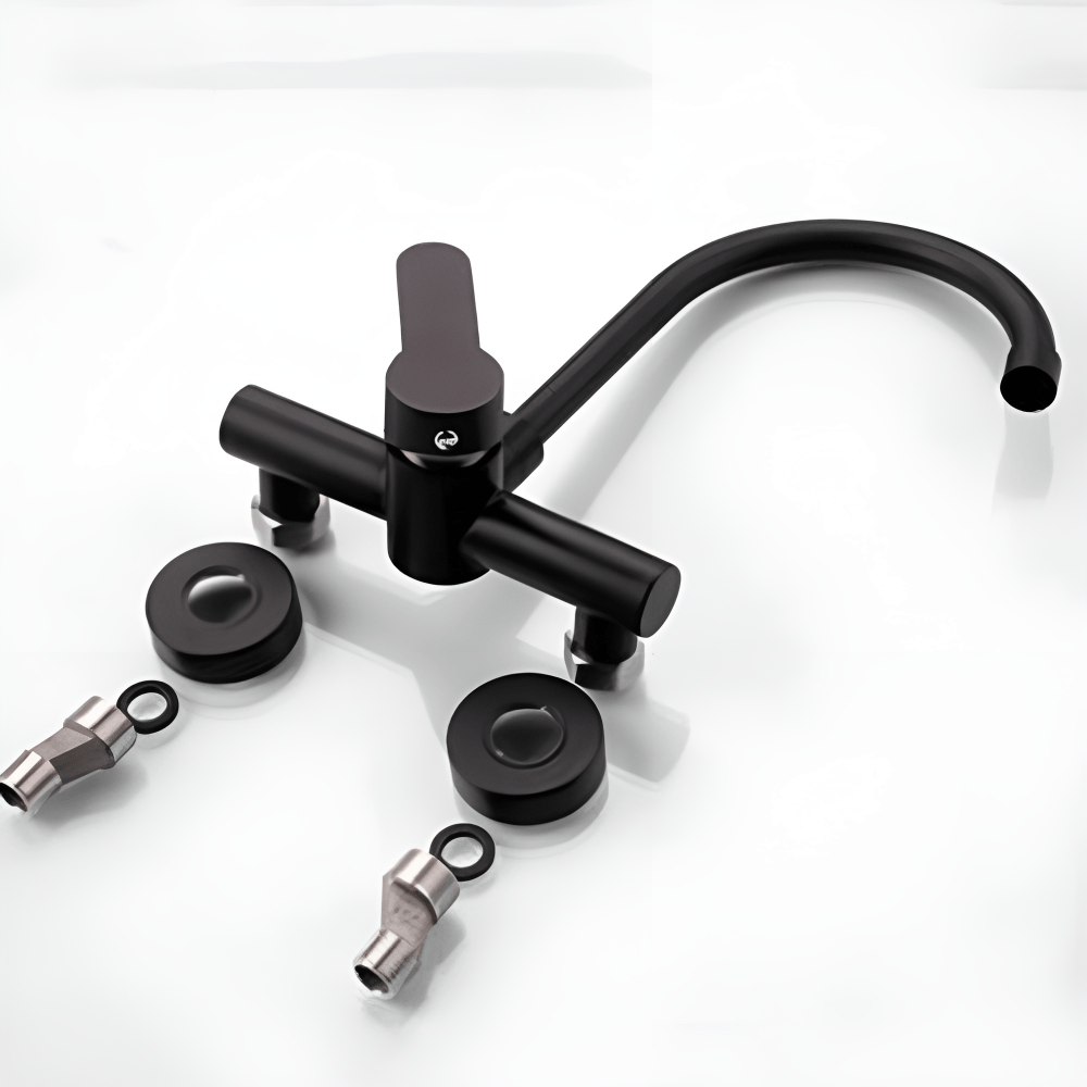 Wall-Mounted Kitchen Mixer – Hot & Cold | SUS304 Stainless Steel