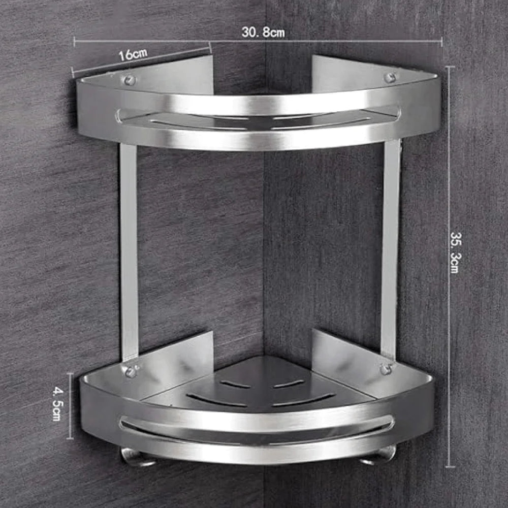 Premium Bathroom Corner Shelf Almunium