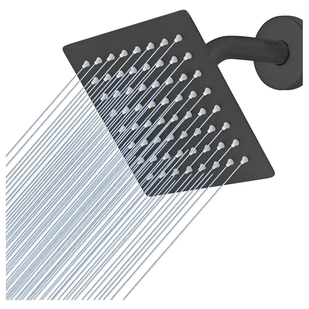 Stainless Steel 304 Overhead Rain Shower Matte Black