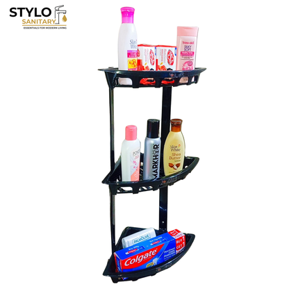 Multi Purpose Corner Shelf ABS Plastic