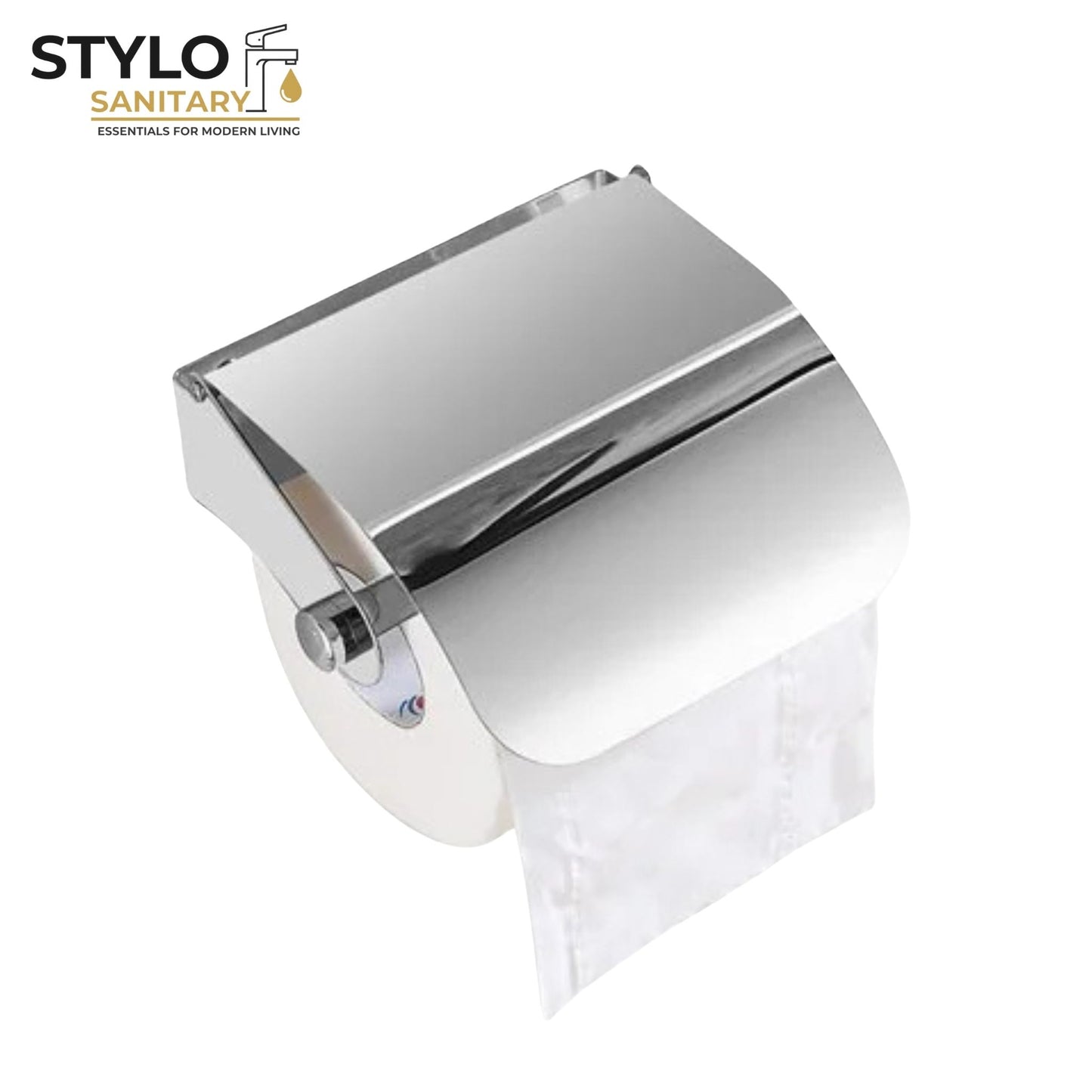 6 piece Bathroom Acessories Set-Stainless Steel-Silver & Black