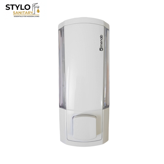 IMENAB LIQUID SOAP DISPENCER PVC  | ABS | WHITE FINISH
