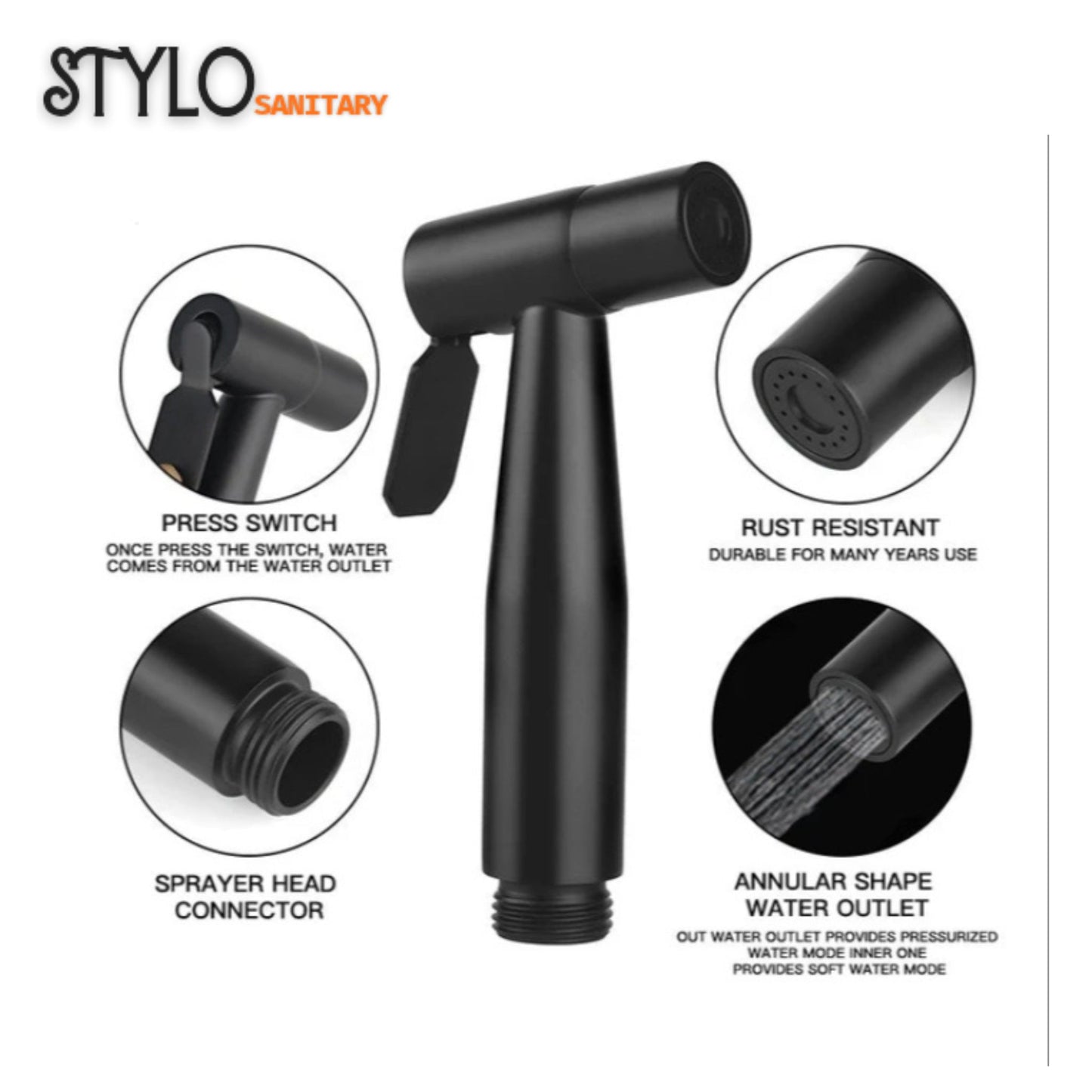Stainless Steel Toilet Shower Set (SUS304) "Premium Quality"