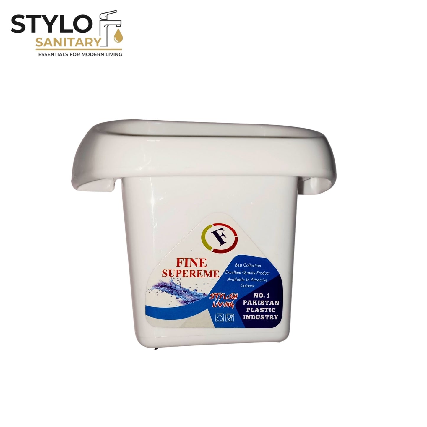 5 Piece Premium Plastic Bathroom Accessories Set