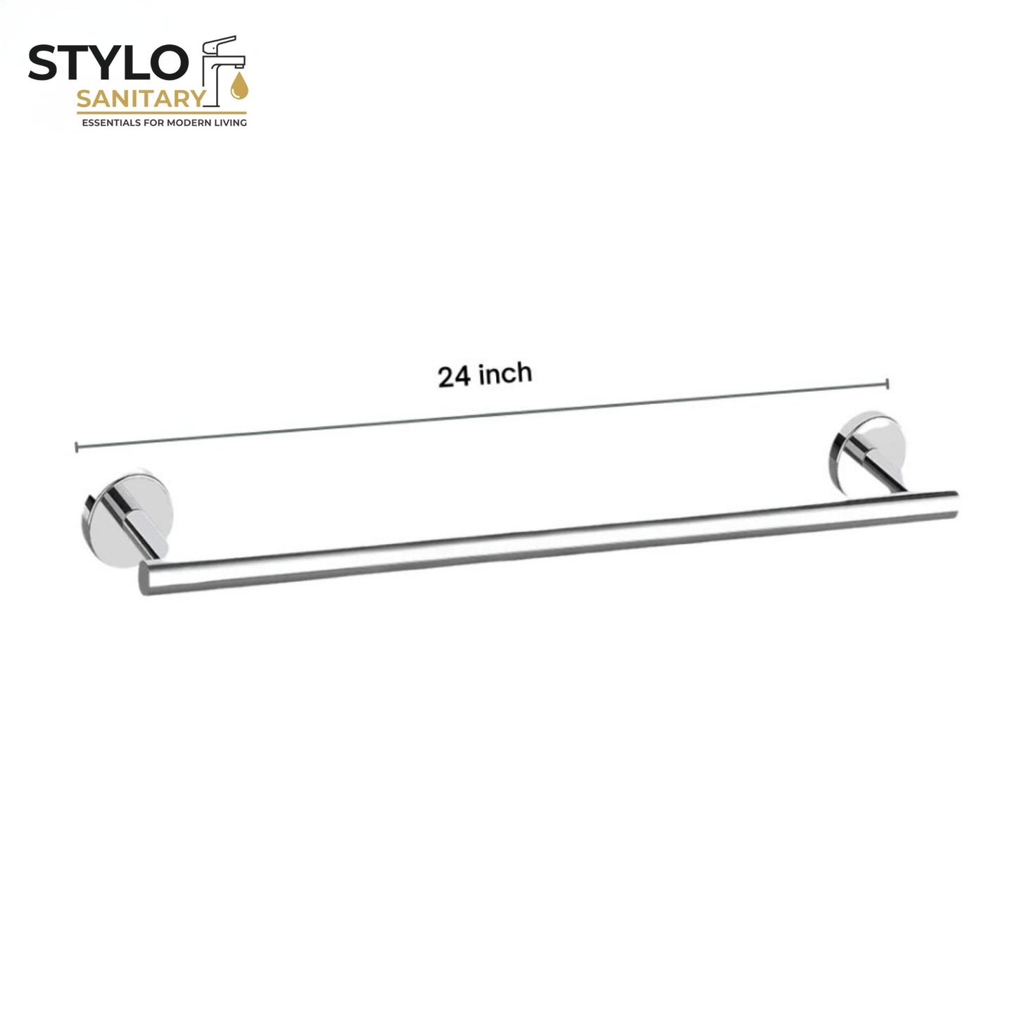 Unbreakable Aluminium Towel Bar