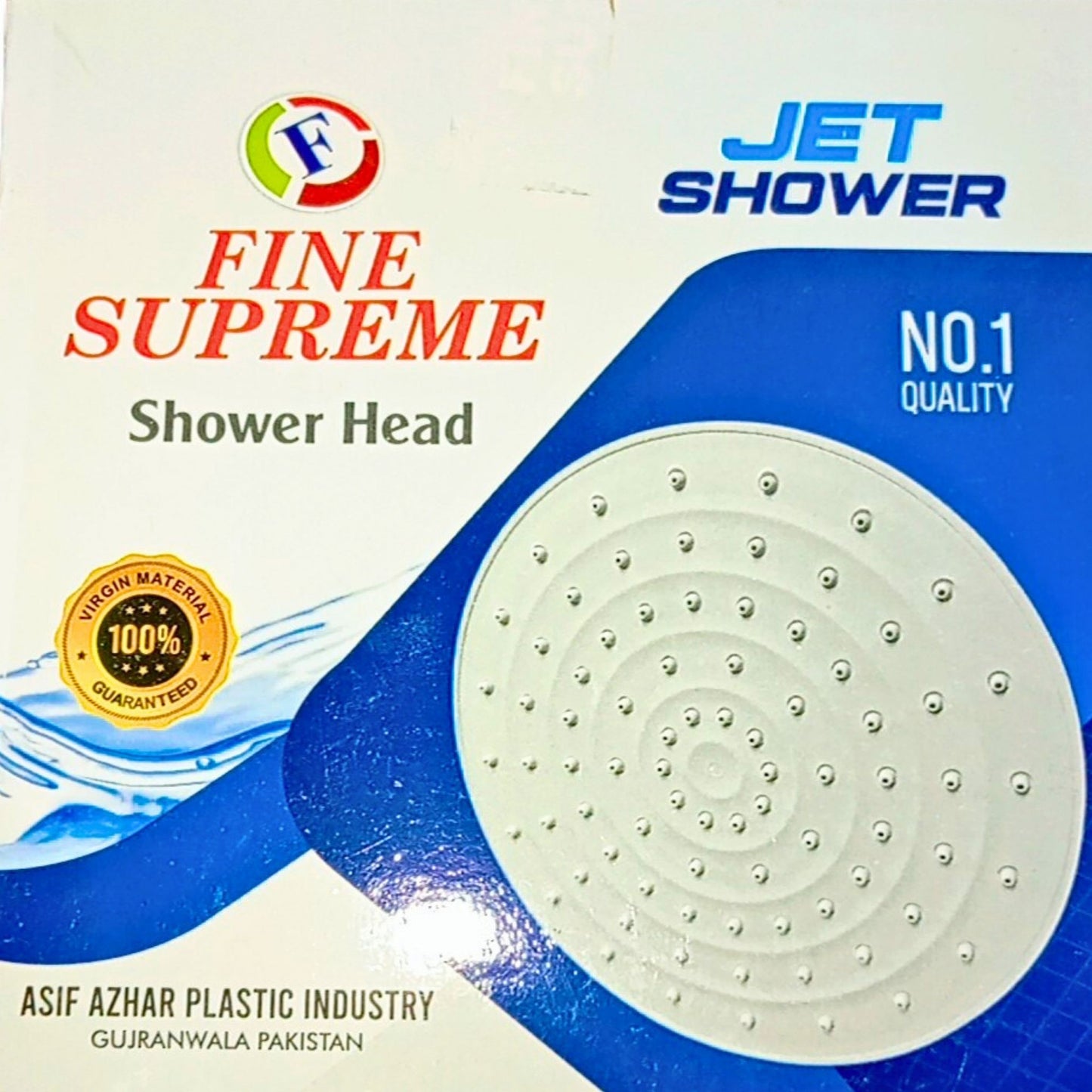 OVER HEAD JET SHOWER ABS 6×6