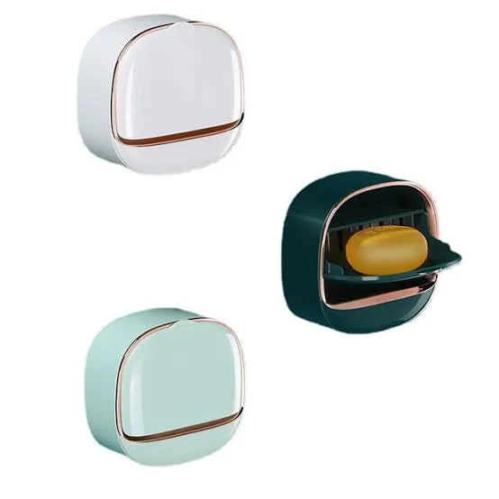 Luxury Wall Mounted Soap Box Pack of 2 Same Colour