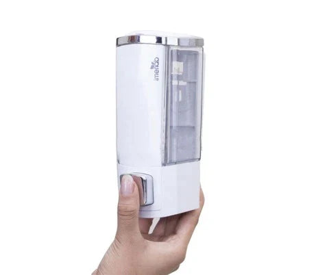 IMENAB LIQUID SOAP DISPENCER PVC  | ABS | WHITE FINISH