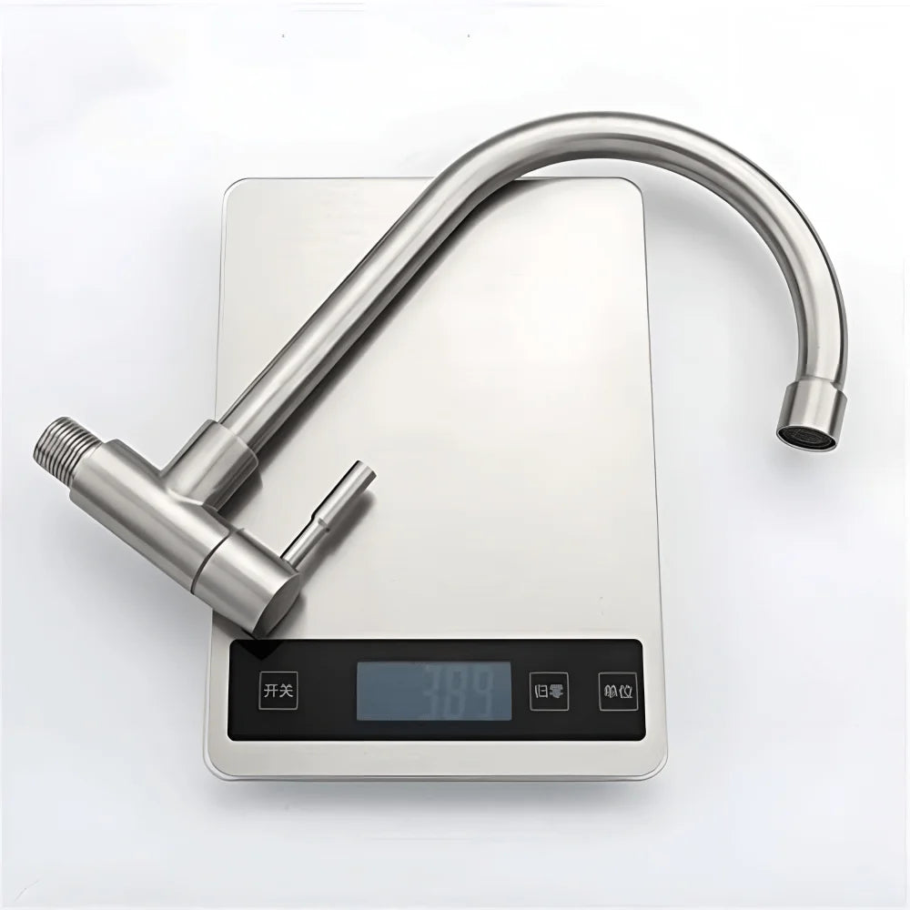 Wall Mounted Single Tap For Kitchen (Stainless steel)